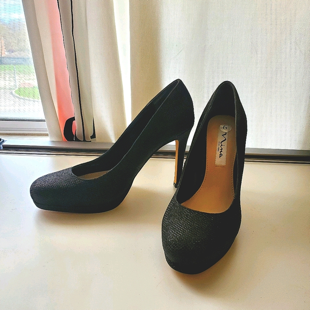 Nima NY Neelah Black Dreamland stilleto